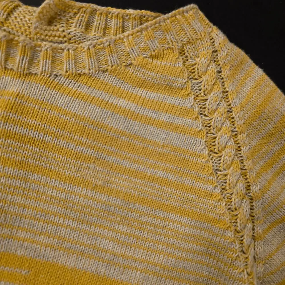 Bayiri Baby Organic Sweater‎ 18M Yellow Crewneck Soft Quiet Luxury Unisex NWT